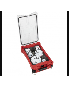CAN – Ensemble de scie-cloche bimétallique HOLE DOZER avec coffre de rangement compact PACKOUT – 10 pièces - Milwaukee - 49-22-5607
