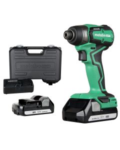 18 V 1/4-in Brushless Impact Driver with Batteries and Charger - Metabo HPT - WH18DDXM