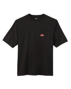 T-shirt noir manches courtes XXL MILWAUKEE 601B-2X