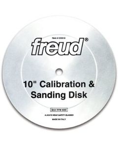 Calibration sanding disk 10''