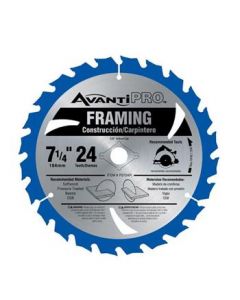 Circular saw blade Avanti Pro 7-1/4" 24T- Freud - P0724A