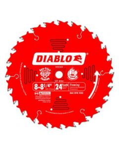 Lame de scie circulaire Diablo 8-1/ 4 po X 24 dents - D0824X DIABLO TOOLS