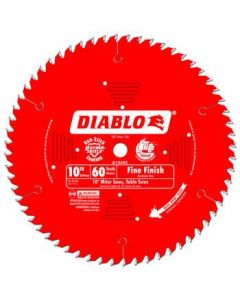 Diablo10 inch 60 Tooth Fine Finish Saw Blade - D1060X