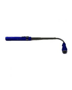 Extendable blue flashlight with magnet - Cromson - CR7001