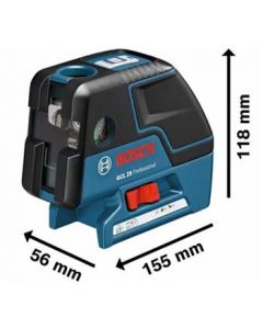 Five-Point Self Leveling Alignment Laser with Cross-Line - Bosch GCL25