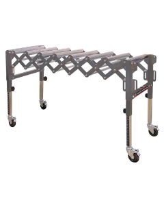 King KRRS-109 Extendable & Flexible Conveyor Roller Table