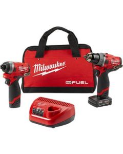 1/2" Hammer Drill and 1/4" Hex Impact Driver - Milwaukee 2598-22