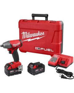 Compact Impact Wrench w/ Friction Ring Kit - Milwaukee 2755B-22