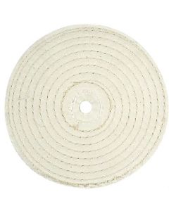 Buffing Wheel Cotton 8"D5/8"#60 20ply Spiral SCN Industrial - TD165