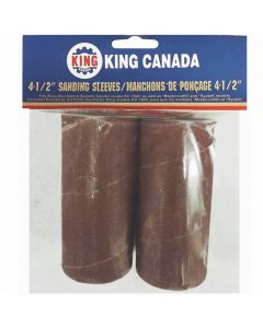 manchon abrasif4 1/2"xx1 1/2"x120g pqt/2 KING CANADA sl-415-k120