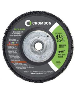 Type 27 Coating removal disc DELTA CARB 4-1/2 x 5/8-11"Max rpm : 12000 - Cromson - MD455811